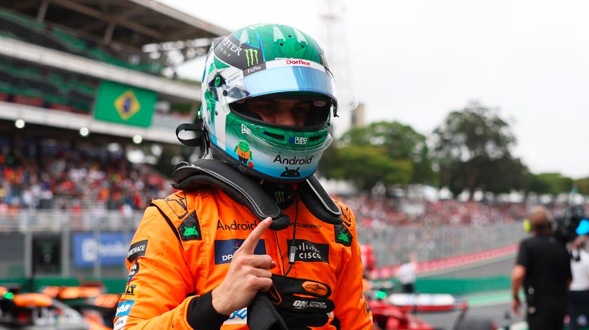 Piastri claimed the second Sprint pole of his career in Sao Paulo